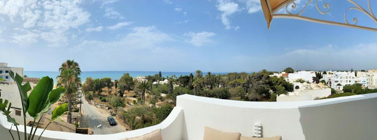 Roof Top Pied Dans L'Eau Panoramic View, 80 Meters From Seaside Apartment Hammamet Exterior photo