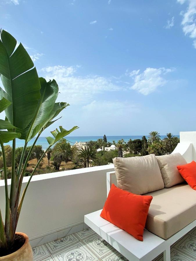 Roof Top Pied Dans L'Eau Panoramic View, 80 Meters From Seaside Hammamet Exterior photo