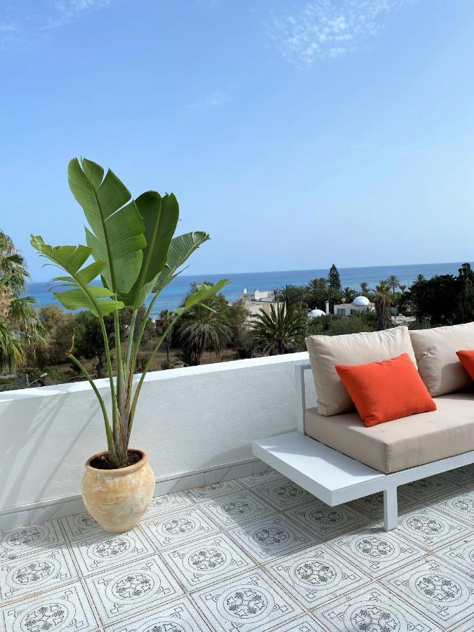 Roof Top Pied Dans L'Eau Panoramic View, 80 Meters From Seaside Apartment Hammamet Exterior photo