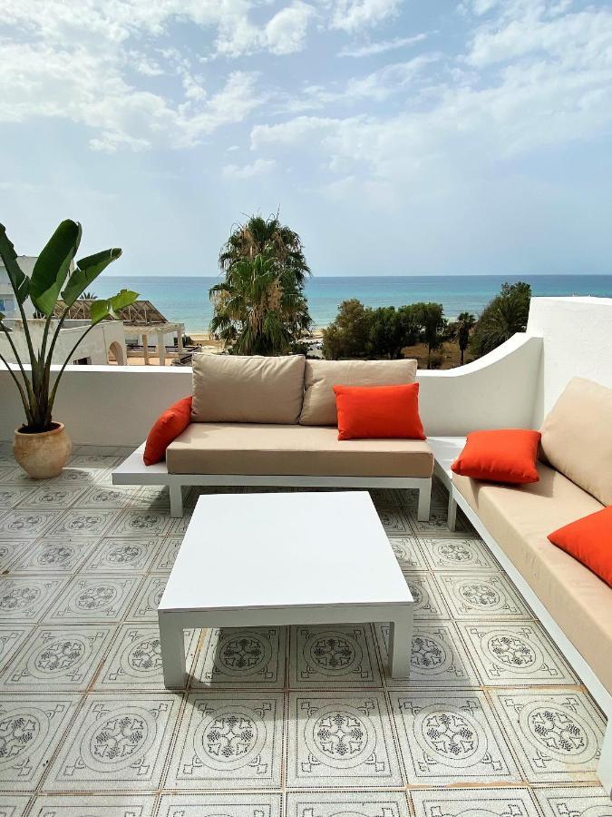 Roof Top Pied Dans L'Eau Panoramic View, 80 Meters From Seaside Hammamet Exterior photo